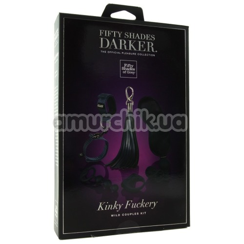 Набір з 6 предметів Fifty Shades Darker Kinky Fuckery Wild Couples Kit, чорний