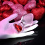 Анальная пробка с красным кристаллом Adam & Eve Red Heart Gem Glass Plug Large, прозрачная - Фото №10