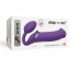 Безремневой страпон с вибрацией Strap-On-Me Vibrating Bendable Strap-On XL, фиолетовый - Фото №8