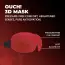 Маска на очі Ouch! 3D Blindfold, червона - Фото №5
