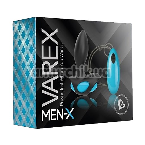 Анальная пробка с вибрацией Rocks-Off Men-X Varex, черная