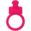 Виброкольцо Silicone Vibro Cock Ring, розовое - Фото №0