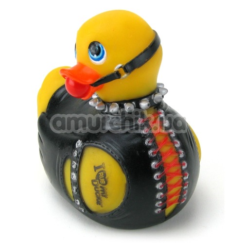 Клиторальный вибратор I Rub My Duckie Bondage Travel-Size, черно-желтый