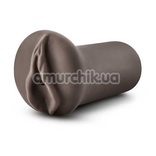 Искусственная вагина Hot Chocolate Nicoles Kitty, коричневая - Фото №1