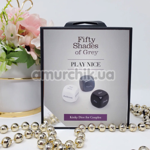 Секс-игра кубики Fifty Shades of Grey Play Nice Kinki Dice for Couples (на английском языке)