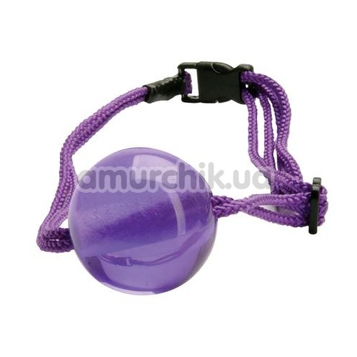 Кляп Japanese Silk Love Rope Ball Gag, фиолетовый - Фото №1