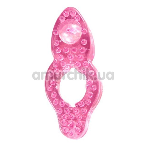 Эрекционное кольцо Silicone Love Rings, розовое - Фото №1