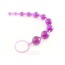 Анальные бусы Thai Toy Beads фиолетовые - Фото №3