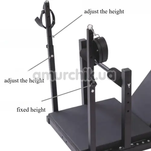 Крісло для сексу Bedroom Fantasies Bondage Chair, чорне