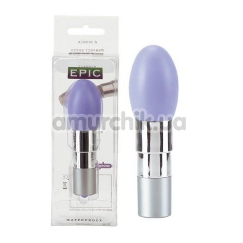 Клиторальный вибратор Epic Purple, фиолетовый