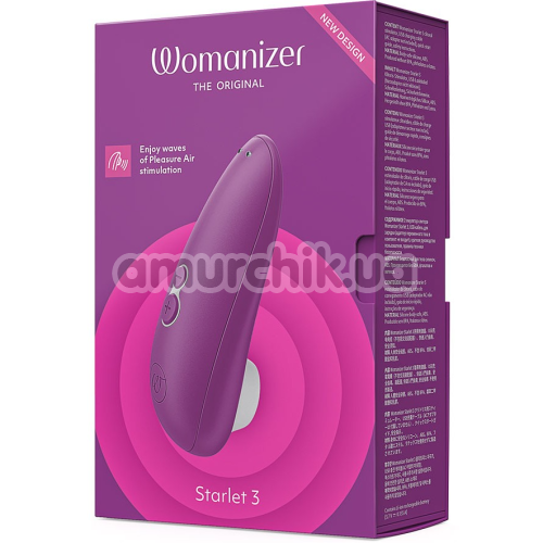 Симулятор орального сексу для жінок Womanizer Starlet 3, бузковий