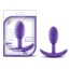 Анальная пробка Luxe Wearable Vibra Slim Plug Small, фиолетовая - Фото №6