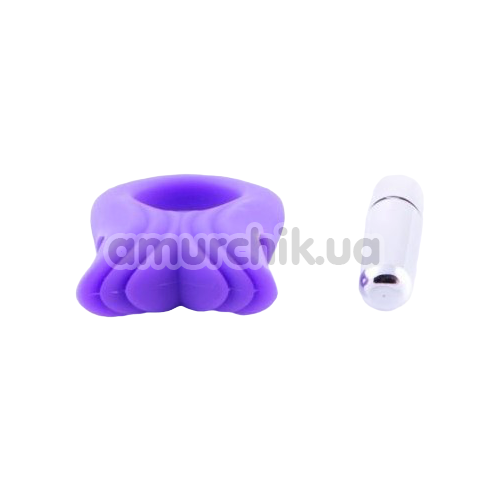 Виброкольцо Loveshop Cockring, фиолетовое