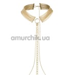 Украшение для тела Bijoux Indiscrets The Magnifique Collection Collar, золотое - Фото №1