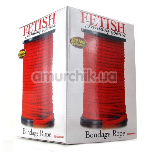 Веревка Bondage Rope, красная