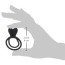 Эрекционное кольцо Malesation Bunny Cock Ring, чёрное - Фото №1