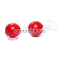 Вагинальные шарики Boss Series Duo Balls, красные - Фото №1