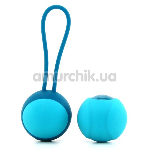 Вагінальні кульки KEY Stella I Single Kegel Ball Set, блакитні
