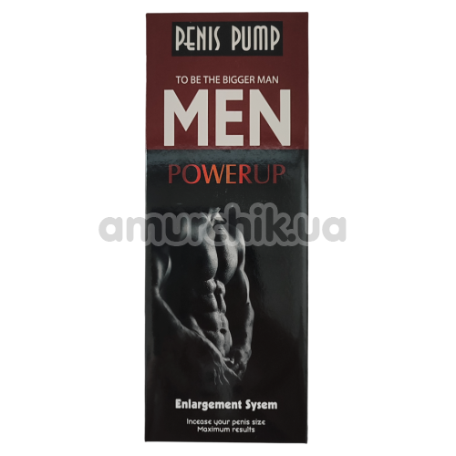 Вакуумна помпа Men Powerup Passion Pump 8705, прозора
