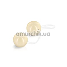 Вагинальные шарики Vibratone Unisex Duo Balls белые - Фото №1