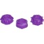 Набор из 3 эрекционных колец Reversible Ring Set, фиолетовый - Фото №3