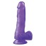 Фаллоимитатор Jelly Studs Medium, фиолетовый - Фото №1
