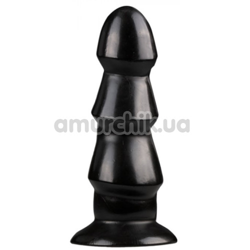Анальная пробка Mister B All Black AB40, черная - Фото №1