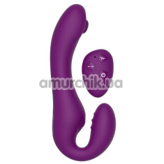 Безремневой страпон с вибрацией Xocoon Strapless Strap-On, фиолетовый - Фото №1