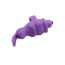 Насадка на палець з вібрацією MisSweet Sweetie Rabbit, фіолетова - Фото №3