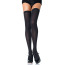 Чулки Leg Avenue Opaque Nylon Thigh High Stockings, черные - Фото №1