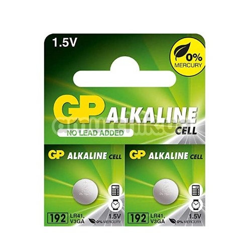 Батарейки GP Alkaline Cell LR41, 2 шт
