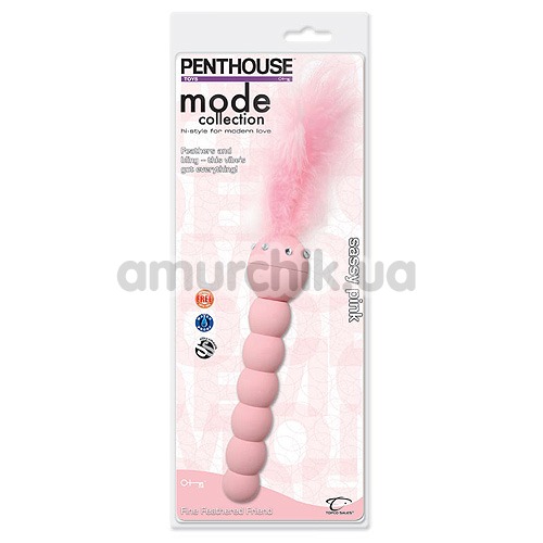 Вібратор Penthouse Mode Fine Feathered Friend, рожевий