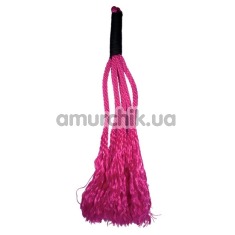 Флогер Brutal Pink Rope Whip, рожева - Фото №1