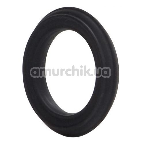 Ерекційне кільце Adonis Silicone Ring Caesar, чорне