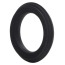 Ерекційне кільце Adonis Silicone Ring Caesar, чорне - Фото №2
