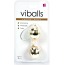 Вагинальные шарики ViBalls Duo, золотые - Фото №6