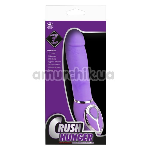 Вибратор Crush Hunger 5, фиолетовый