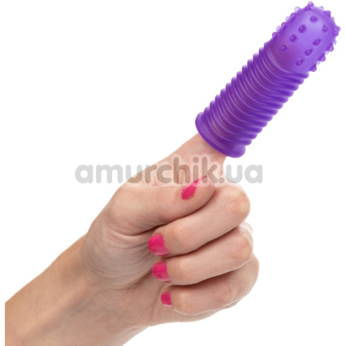 Набір насадок на палець Intimate Play Finger Tingler, фіолетовий