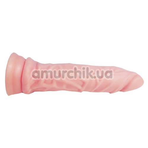 Фаллоимитатор A-Toys Softskin Suction Cup Based Dildo 8.9, телесный