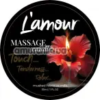 Массажная свеча L'amour Massage Candle Musked Hibiscus Milk - мускусный гибискус и молоко, 30 мл - Фото №1