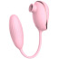 Симулятор орального секса для женщин с виброяйцом Boss Series Leiothrix, розовый - Фото №1