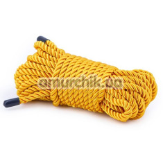 Веревка Bondage Couture Rope 7.6m, желтая - Фото №1