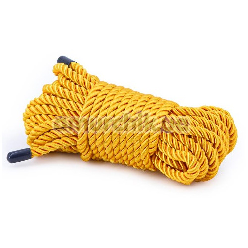 Мотузка Bondage Couture Rope 7.6m, жовта - Фото №1