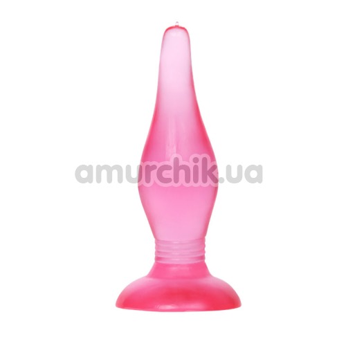 Анальная пробка Butt Plug, розовая - Фото №1
