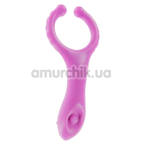 Виброкольцо Vibrating Clit-Stim C-Ring, розовое