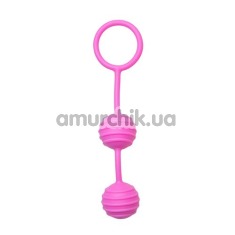 Вагінальні кульки Easy Toys Pleasure Balls, рожеві - Фото №1