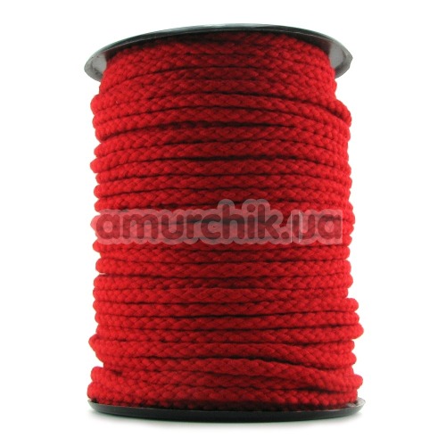 Мотузка Bondage Rope, червона - Фото №1