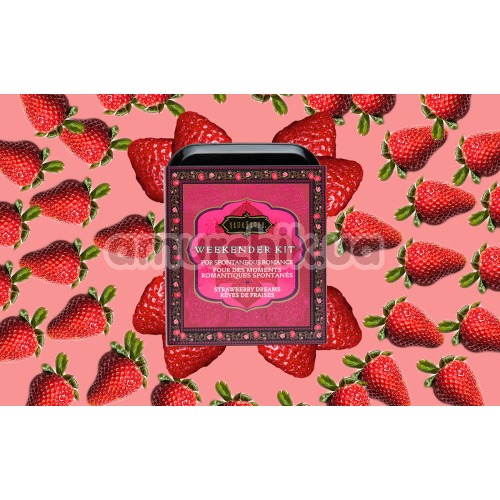 Набор для массажа KamaSutra Weekender Kit Strawberry Dreams - клубника