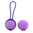 Вагинальные шарики KEY Stella I Single Kegel Ball Set, фиолетовые - Фото №2