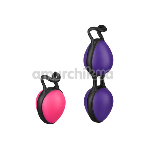 Набор вагинальных шариков Joyballs Secret Set, фиолетово-розовый